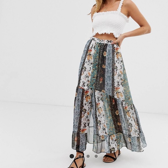 Ultimate prairie skirt with button front - Picture 2 of 5